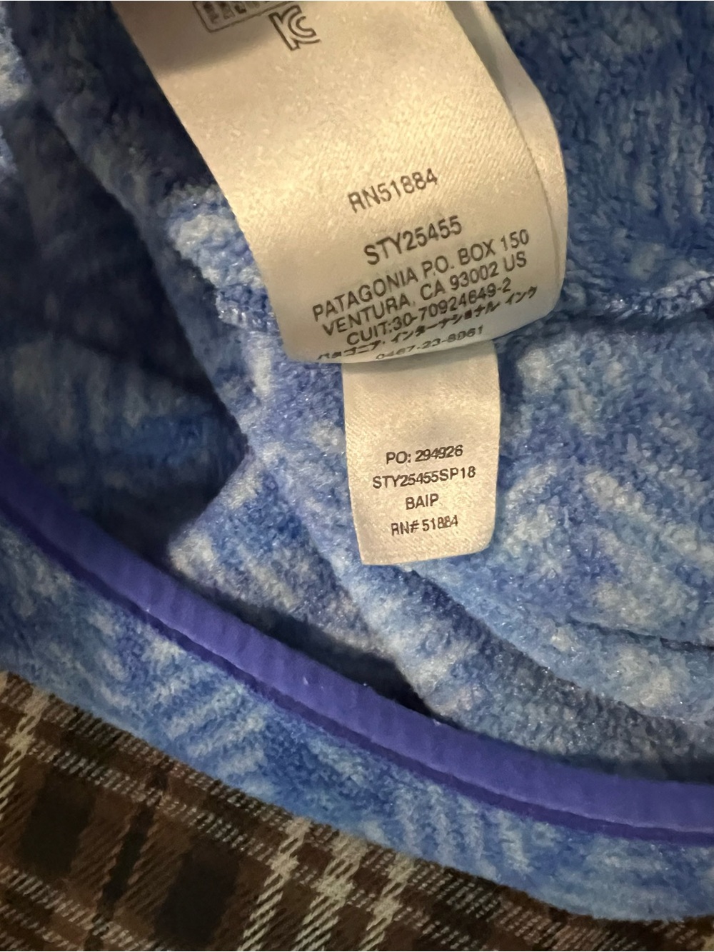 Patagonia Synchilla Snap-T Fleece Pullover Batik Hex Women’s M - Picture 6 of 6